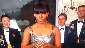 Michelle Obama a dévoilé en duplex de Washington le gagnant de l'Oscart du meilleur film.