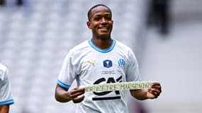 Keyliane Abdallah avec l'OM en Gambardella le 26 mai 2024