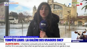 Tempête Louis: la circulation de certaines lignes de trains interrompue en Normandie, la galère des voyageurs