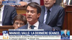 Départ de Valls: son émotion à l'Assemblée, l'hommage de Philippe et le "bon débarras" des Insoumis