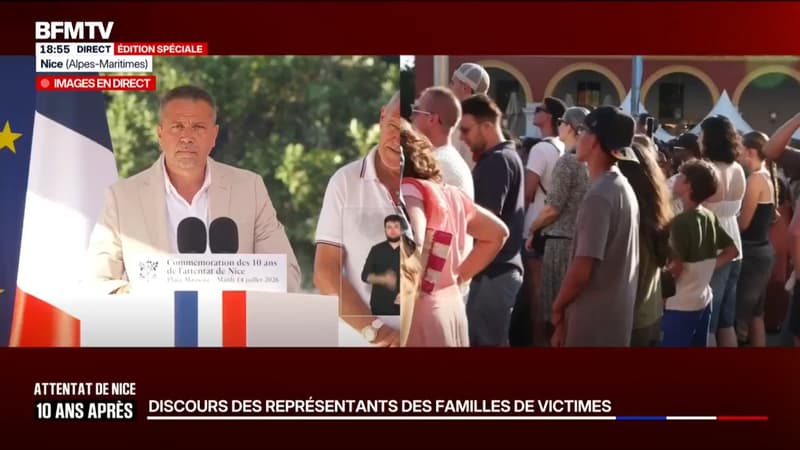 "Nous portons cette nuit-là comme une seconde naissance": le discours des représentants des victimes de l'attentat du 14-Juillet à Nice