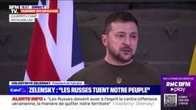 Volodymyr Zelensky: "Si nous ne recevons pas l'artillerie, les Russes vont commencer à vivre sur notre territoire et cela sera un risque pour le monde entier"