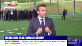 Emmanuel Macron: "Le Conseil national de la refondation a pour objectif de bâtir du consensus sur la situation de la France et son avenir"