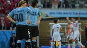 Diego Forlan et Edinson Cavani