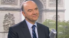 Le ministre de l'Economie, Pierre Moscovici, sur le plateau de BFMTV le 21 mai 2013