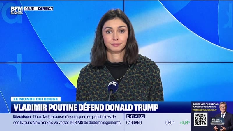 Laura Cambaud : Vladimir Poutine défend Donald Trump - 25/02