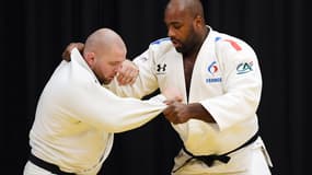Teddy Riner à l'entraînement ce mardi