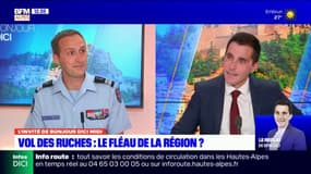Vol des ruches: pour le Colonel Ewens Millet, commandant du groupement de gendarmerie des Alpes-de-Haute-Provence, "l'impératif" est d'éviter les "vols" pendant la période de "transhumance" 
