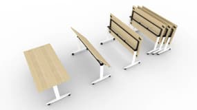 Cette table est l'une des plus pratiques pour vos réunions en entreprise