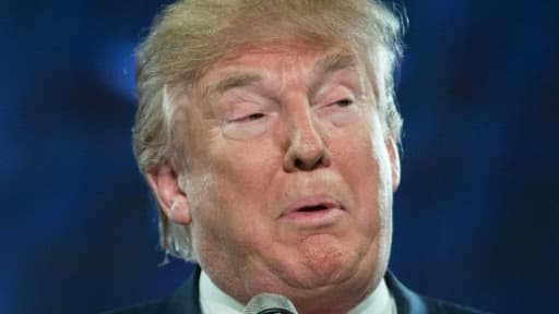 L'Américain Donald Trump, candidat à l'investiture républicaine à la Maison Blanche, le 18 janvier 2016 à Lynchburg, en Virginie