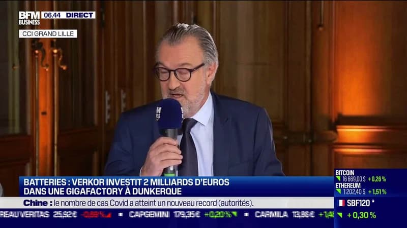 Sylvain Paineau (Verkor) : Verkor investit 2 milliards d'euros dans une Gigafactory à Dunkerque - 24/11