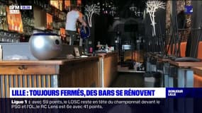 Lille: toujours fermés, des bars font quand même peau neuve 