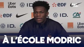 France-Islande : "Kroos, Modric ? J'ai toujours eu une bonne qualité de passe" sourit Tchouaméni