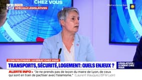 Lyon: la députée sortante de la 4e circonscription du Rhône évoque "un problème de sécurité à Lyon"