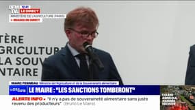 Marc Fesneau "appelle à une forme de patriotisme agricole" 