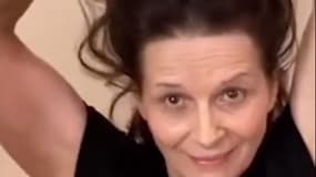L'actrice Juliette Binoche dans une vidéo de soutien aux Iraniennes, le 5 octobre 2022.