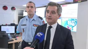 Gérald Darmanin au ministère de l'Intérieur, le mardi 31 octobre 2023.