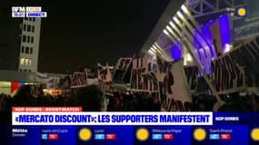 "Mercato discount": les supporters de l'OL manifestent