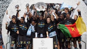 L'OM fête son titre de champion en 2010