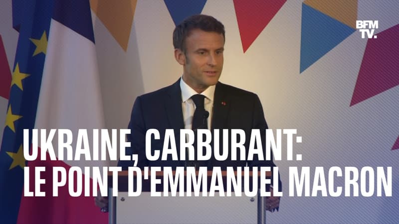Fonds pour l'Ukraine, carburant: la conférence de presse d'Emmanuel Macron en intégralité