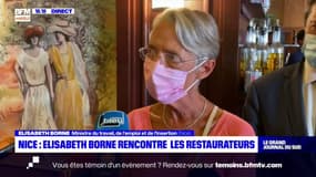 Pass sanitaire: la ministre du Travail à la rencontre des restaurateurs à Nice
