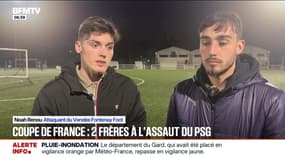 Football: deux frères à l'assaut du PSG ce samedi soir en Coupe de France