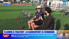 Flamme paralympique à Trilport: à la découverte de la boccia
