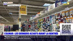 Colmar: derniers achats de fournitures scolaires avant la rentrée