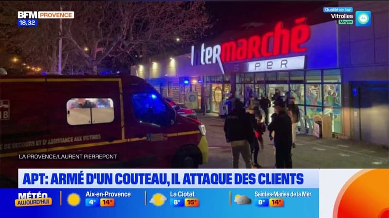 Vaucluse: une attaque au couteau dans un centre commercial d'Apt fait deux blessés