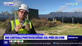 Une centrale photovoltaïque XXL est en fonctionnement près de Lyon