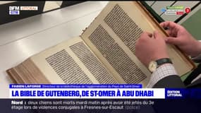 Saint-Omer: la Bible de Gutenberg va être prêtée au Louvre d'Abu Dhabi