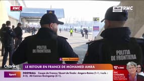 Retour de Mohamed Amra en France, escorté par le GIGN  
