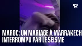 Séisme au Maroc: les images d'un mariage interrompu par les premières secousses