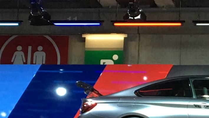 La M4 GTS, monstre limité à 700 exemplaires au six-cylindres de 500 chevaux, est exposée au Mondial de l'Automobile Porte de Versailles à Paris jusqu'au 16 octobre. La M4 GTS, monstre limité à 700 exemplaires au six-cylindres de 500 chevaux, est exposée au Mondial de l'Automobile Porte de Versailles à Paris jusqu'au 16 octobre.