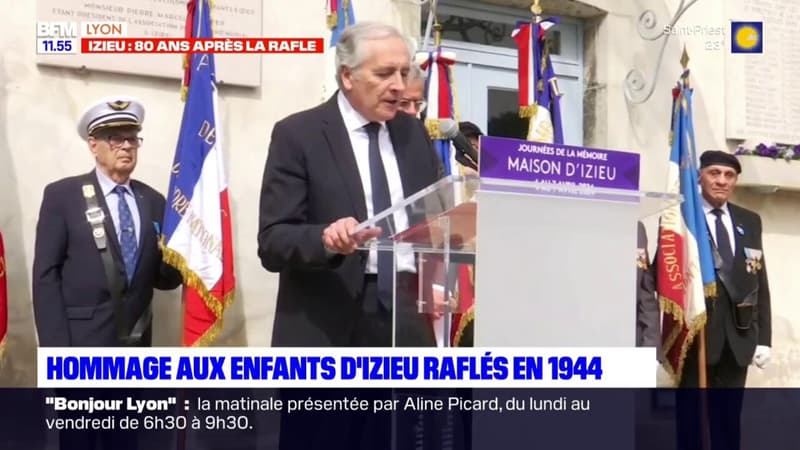 80 ans de la rafle des enfants d'Izieu: la prise de parole du président du Crif Auvergne Rhône-Alpes Richard Zelmati