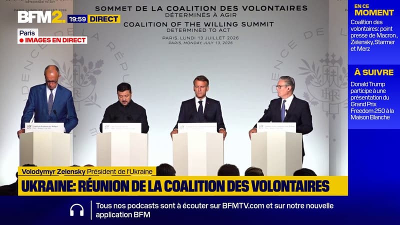 Coalition des volontaires: "C'est une journée historique pour nous tous", affirme Volodymyr Zelensky