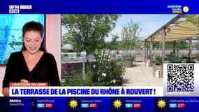 Lyon: la terrasse de la piscine du Rhône a rouvert
