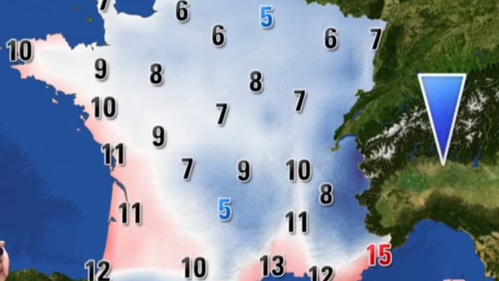Les températures de ce vendredi 15 décembre Les températures de ce vendredi 15 décembre