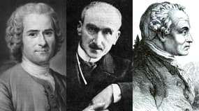 Rousseau, Bergston et Kant