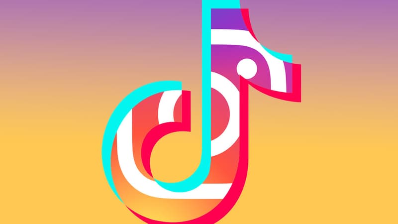 Les logos d'Instagram et TikTok