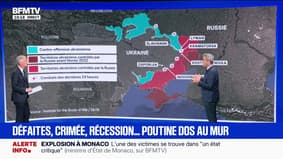 Guerre en Ukraine: défaites, Crimée, récession... Vladimir Poutine dos au mur