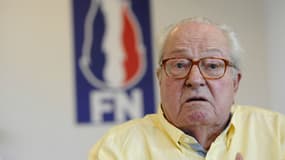 Jean-Marie Le Pen le 31 mai 2017 à Marignane. 