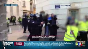 Policier frappant des manifestants à Toulon: la "police des polices" saisie 