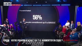 FORUM BFM - 56% des Français considèrent que le pouvoir d'achat a baissé, selon notre sondage 