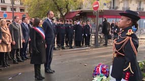 13-Novembre: l'hommage aux victimes, rue de la Fontaine au Roi (11e)