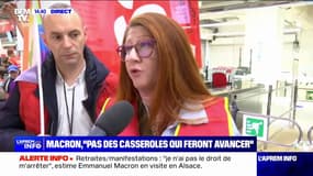 "On va lui pourrir la vie [à Emmanuel Macron] jusqu'au retrait de la réforme": à Paris, des dizaines de syndicalistes ont envahi l'Hypermarché de la Défense