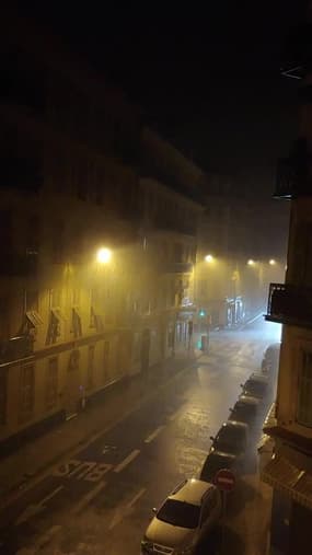 Fortes précipitations orageuses à Nice - Témoins BFMTV