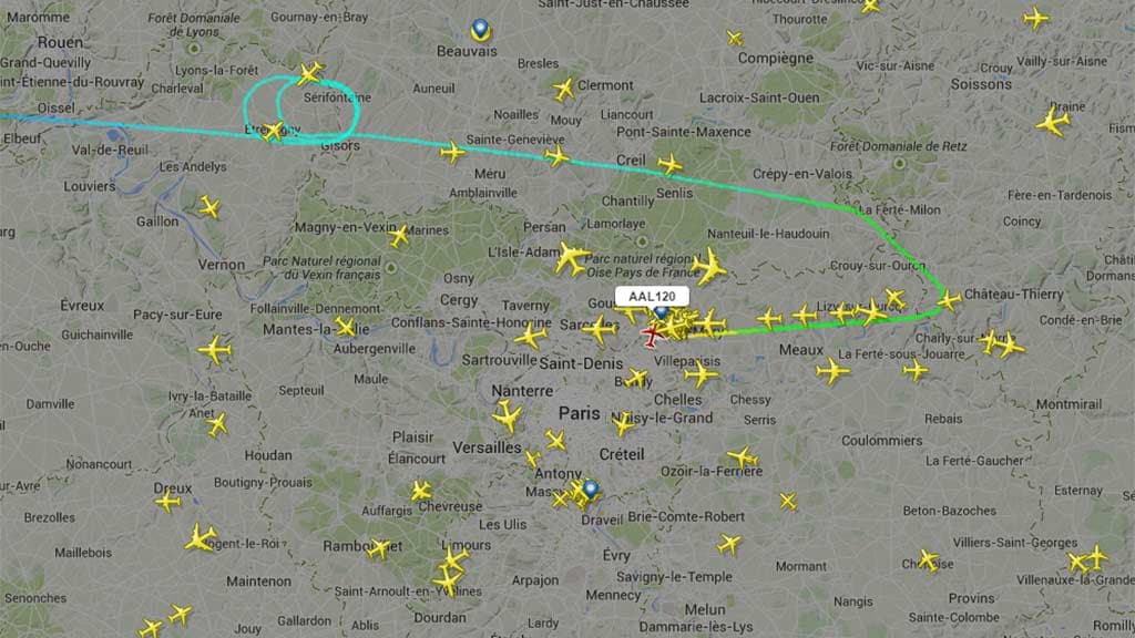A Roissy, les plans de vols perturbés. A Roissy, les plans de vols perturbés.
