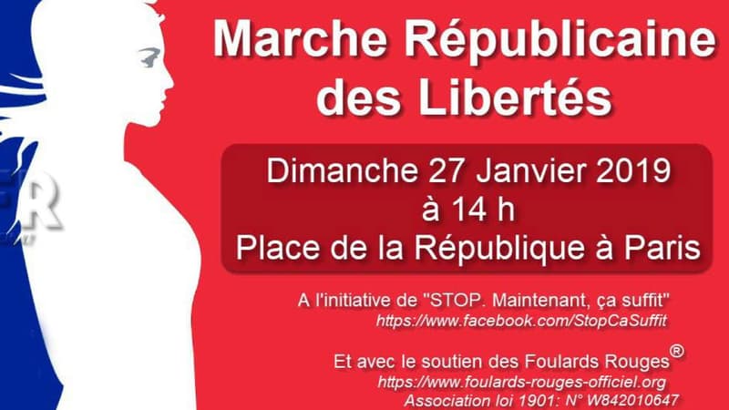 Les foulards rouges appellent à une marche républicaine dimanche 27 janvier.