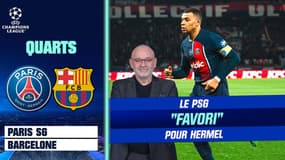 PSG-Barça : "Le PSG est favori, l'expérience est de son côté" estime Hermel